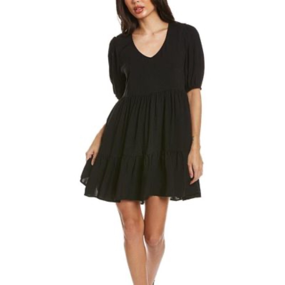 Classic Little Black Z Supply Babydoll Dress